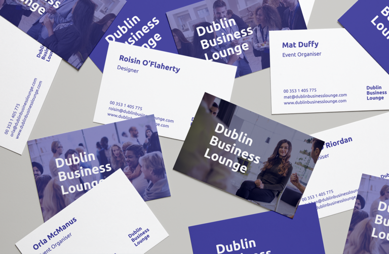 Dublin Business Lounge business cards